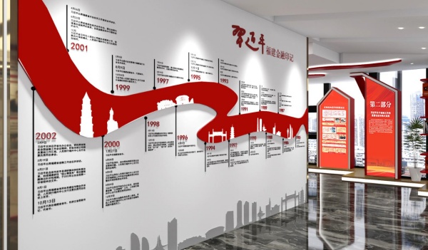 黨建企業(yè)文化展廳設計