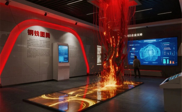 被千度鋼流燙到心跳，鋼鐵企業(yè)科技展廳也太酷了吧？