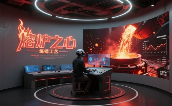 被千度鋼流燙到心跳，鋼鐵企業(yè)科技展廳也太酷了吧？