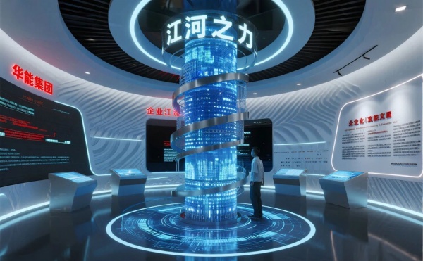 華能環(huán)?？萍颊箯d里能摸到風、看到魚，還能穿越到 2050