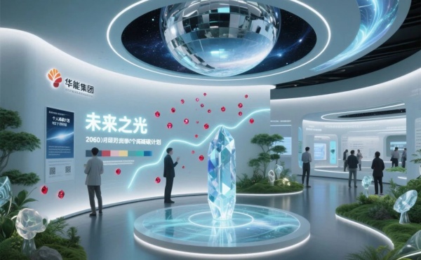華能環(huán)?？萍颊箯d里能摸到風、看到魚，還能穿越到 2050